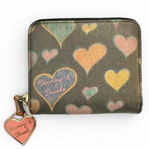 Dooney & Bourke Vintage Y2K Black Multicolor Small Zippy Wallet